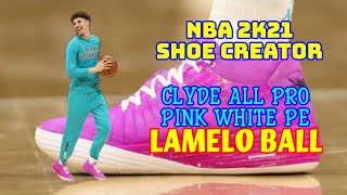 Nba Shoe Creator Puma Clyde All Pro Pink White Pe Lamelo Ball Nba 2K21