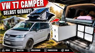 Unser CAMPER ist fertig! Autark, Speicher, Küche, Schlafsystem & viel Stauraum