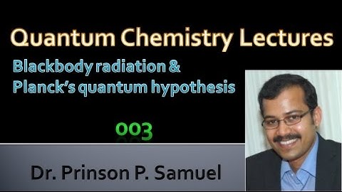 Blackbody radiation & Planck