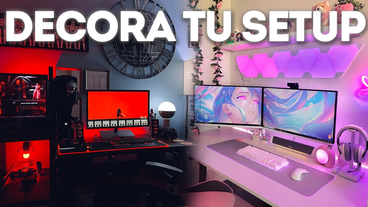 Cómo decorar tu set up gamer?