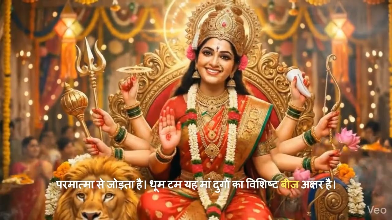 🌺ॐ दुं दुर्गायै नमः॥🌺 #MaaDurga #DurgaMantra #JaiMataDi #SanatanDharma  #DurgaPuja #MataRan #Sanatan
