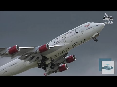 Virgin 747 Retirement Live from #Manchester Airport