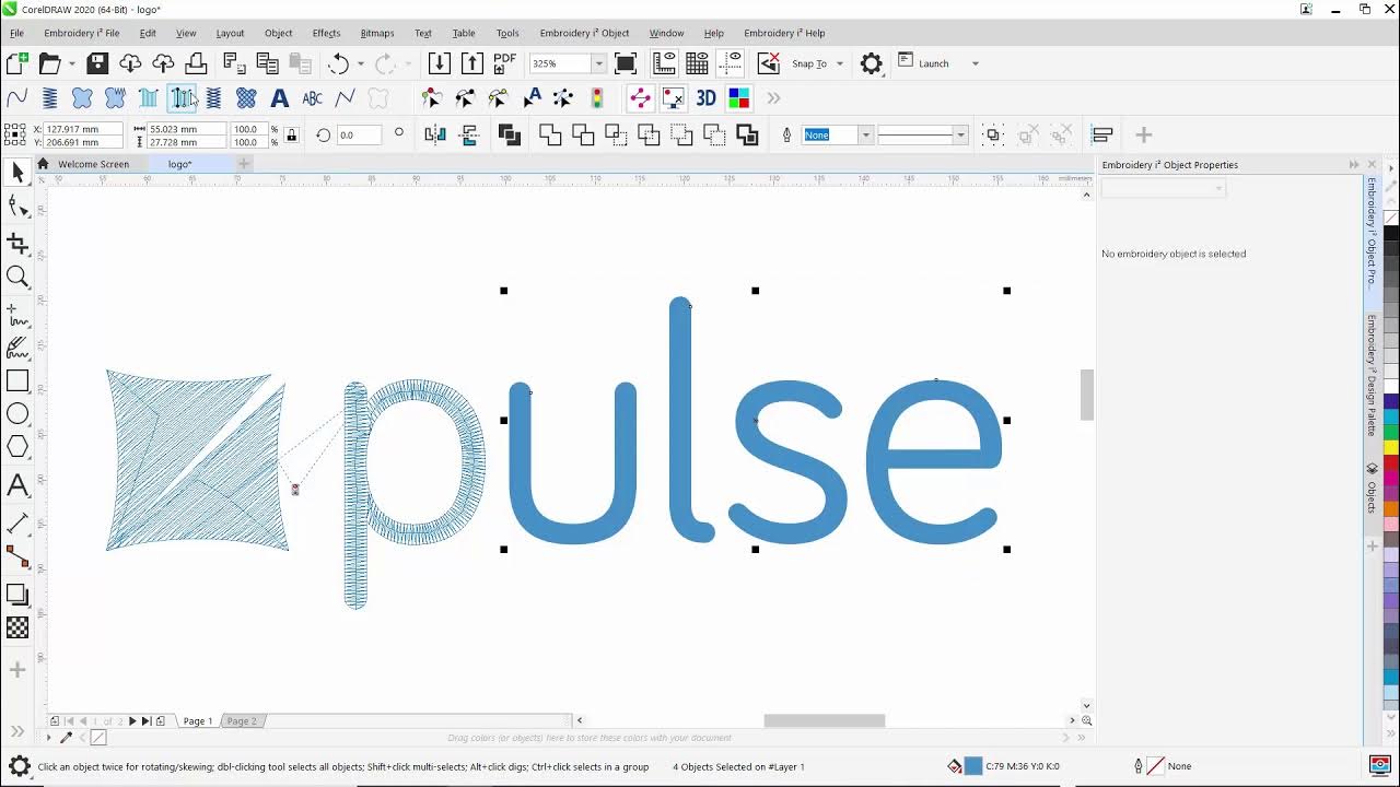 Embroidery i2 Intro to Logo Digitizing YouTube