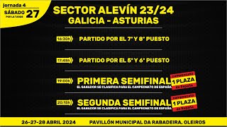 🎥​ Sector Alevín 23/24 - Sábado por la tarde [JORNADA 4]