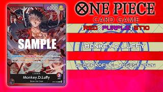One Piece Card Game - [Red/Purple] ST10 Monkey D. Luffy Deck Profile August 2026