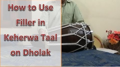 Learn How To Play Keherwa Taal, Fillers, Variations on Dholak Cover Bollywood Songs Lesson 12