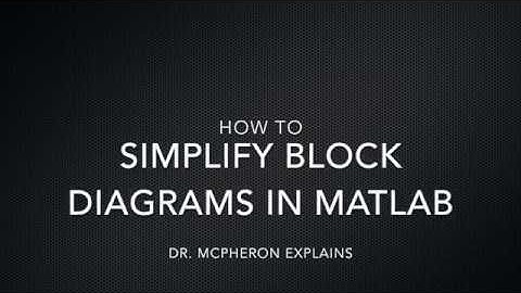 How To Simplify Block Diagrams in MATLAB - How To Ep  4