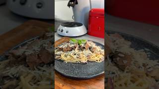 Паста аль крема с говяжьим стейком👨🍳🍽️РЕЦЕПТ-inst:zaharow_0209✅