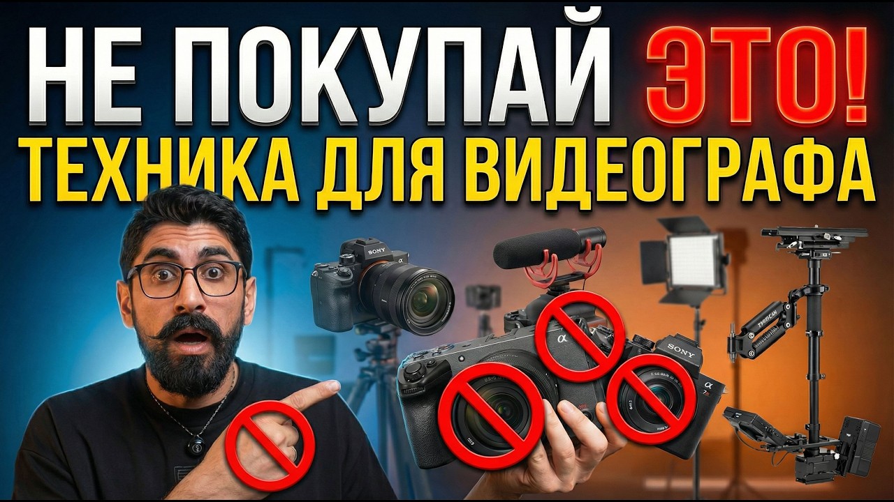 Какую технику купить видеографу в 2026? Камера, свет, звук.