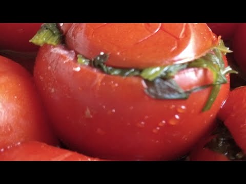 ОБЗОР СОЛЕНЫХ ПОМИДОР С СЕЛЬДЕРЕЕМ И ЧЕСНОКОМ