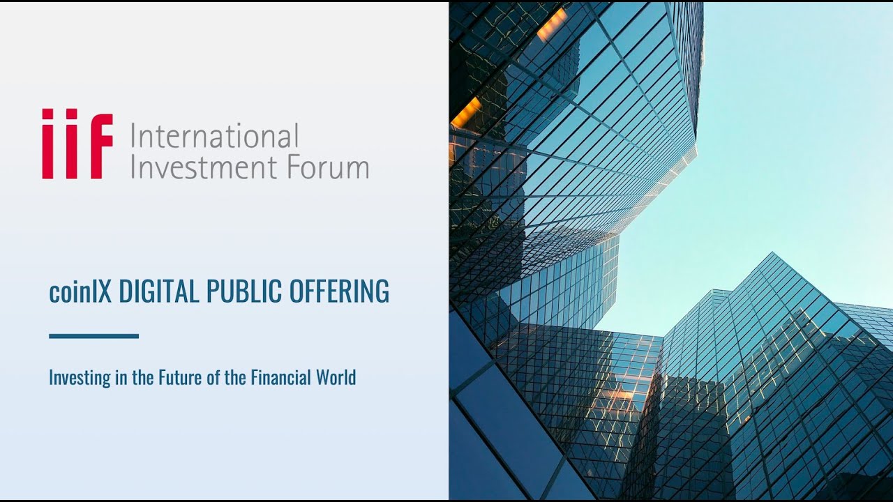 coinIX at IIF 17 (International Investment Forum) - coinIX Preferred Shares