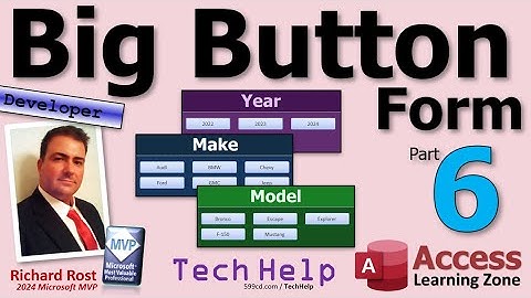 Dynamic Forms with Big Buttons for Data Entry in Microsoft Access, Part 6