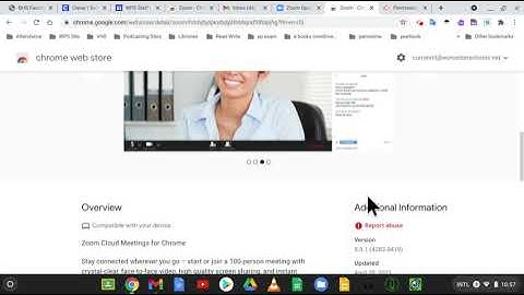 Update the Zoom Extension on a Chromebook