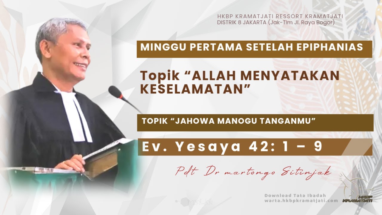 MINGGU I SETELAH EFIFANI 11 JAN 2026  