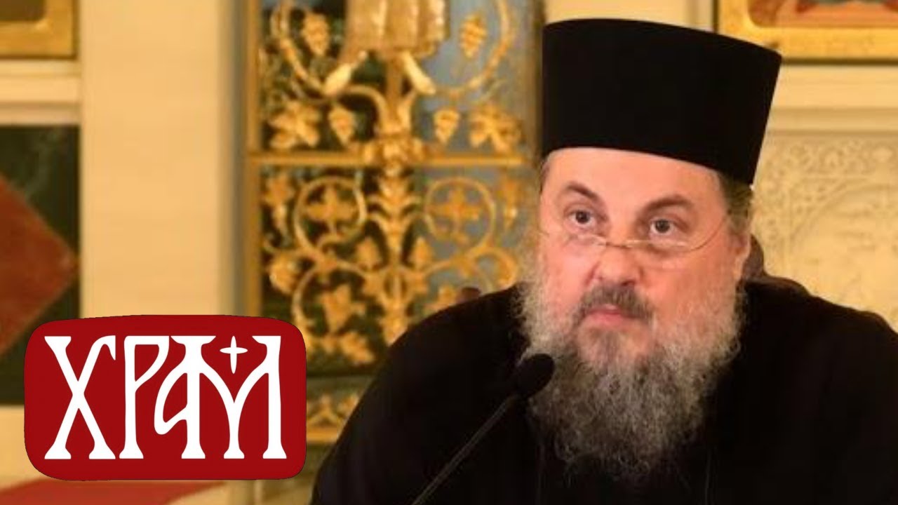 Јеромонах Макарије у крипти Храма о Чистој молитви