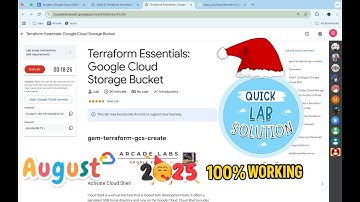Terraform Essentials: Google Cloud Storage Bucket | #qwiklabs | #level3  | [With Explanation🗣️]