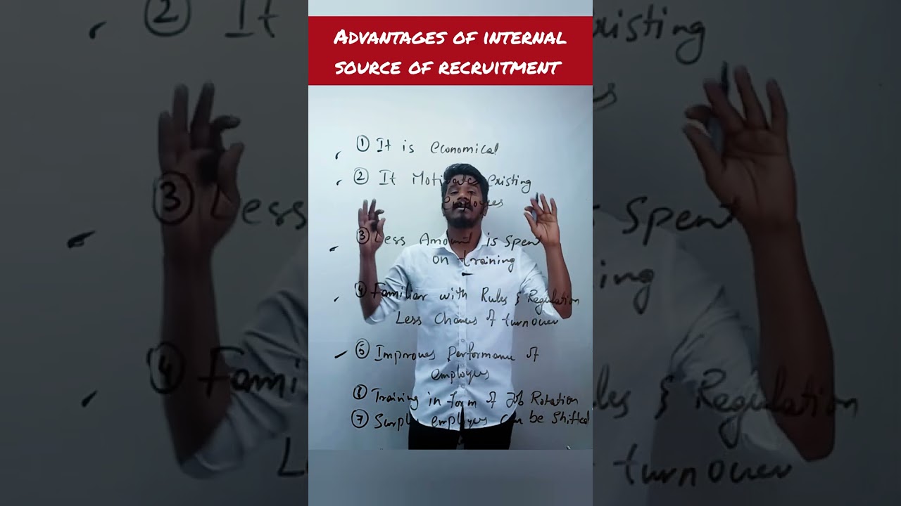 advantages of internal source  of recruitment - staffing class 12 business studies 