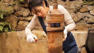 💡The Genius Girl Helps Villagers Repair A Scrapped Water Pump, Machine Has Amazing Power! | Linguoer