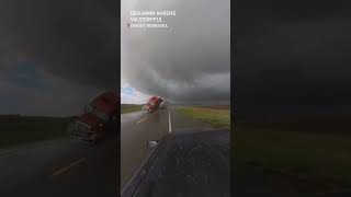 SemiTruck Slams Into Vehicle as Supercell Impacts Nebraska