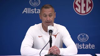 Steve Sarkisian addresses recurring issues following Texas' loss to Oklahoma