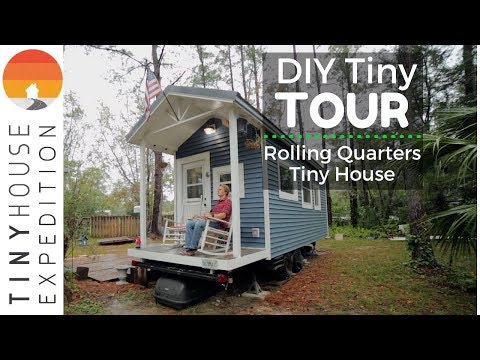 College Student's Impressive Tiny House Floods in Hurricane BUT Survives