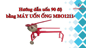 Uốn ống EMT cực đơn giản với máy MBO12114