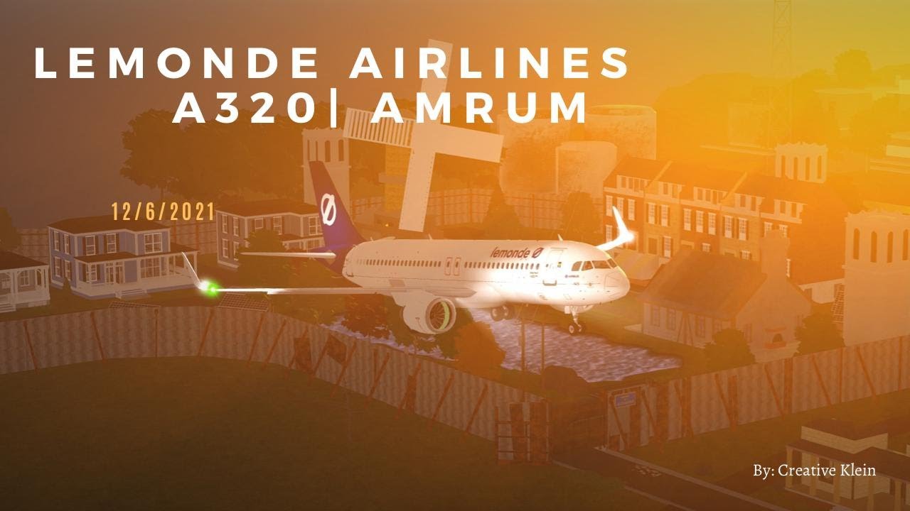 LeMonde Airlines A320 | Amrum Airport