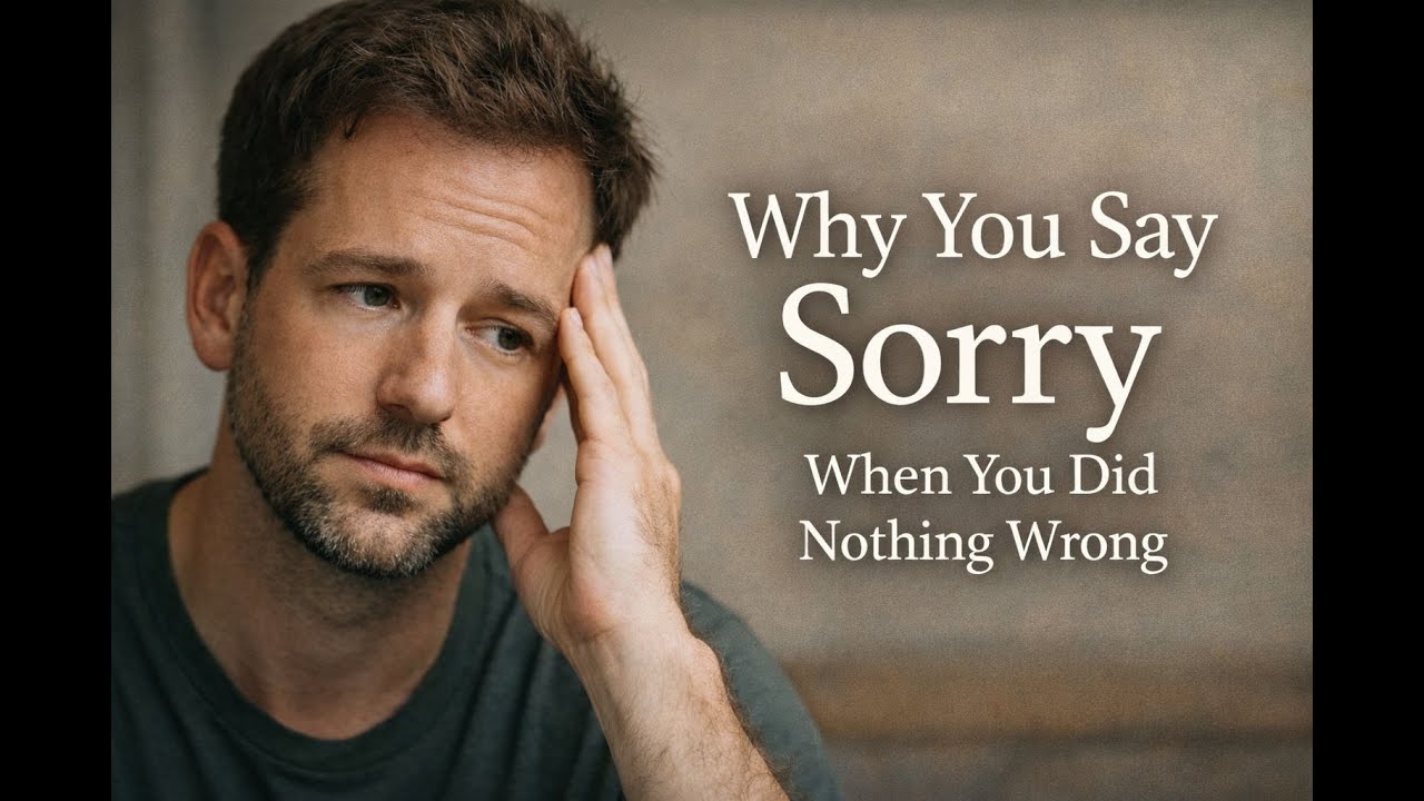 Why You Apologize Even When You Did Nothing Wrong - YouTube