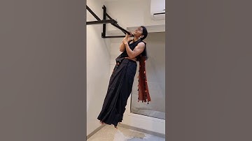 Pull Up Game😍💪 #sareeworkout #pullup #calisthenics #indian #traditional #trending #workout #fitness