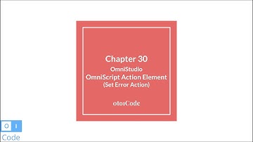 OmniStudio: OmniScript - Set Error Action #30 | 0to1Code