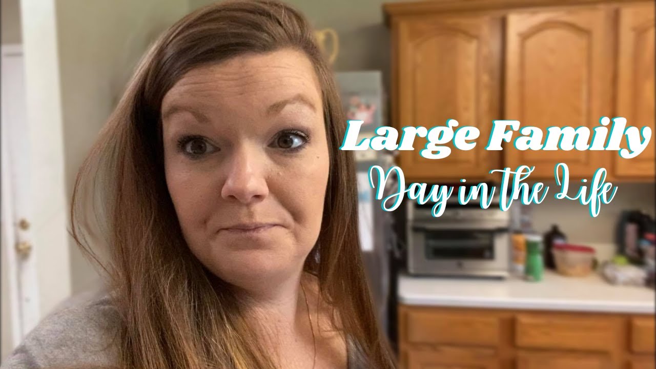 Large Family Vlog || Day in the Life with 10 Kids and PREGNANT - YouTube
