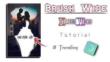 How to Make Brush wipe status video | status video kaise banaye | technicalmahatma