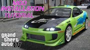 How to install car mods GTA 4 Mod Installation Tutorial