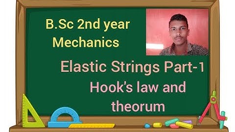 Elastic Strings Part-1 (hook