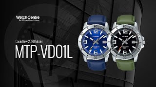 Casio MTP-VD01L New 2020 Model Blue & Green Comparison Video Review