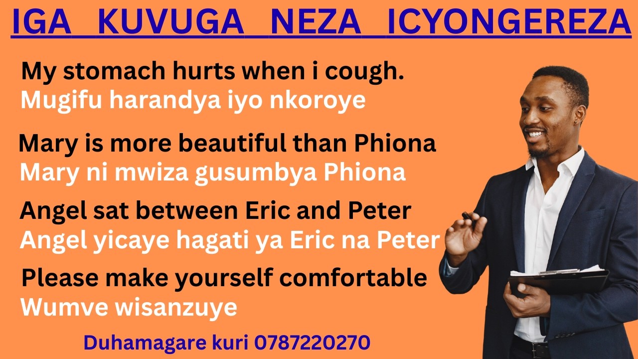 Vuga Icyongereza neza wiga Izi nteruro II English Phrases