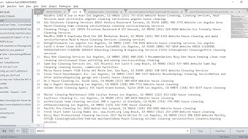 How to capture Contact details from manta.com