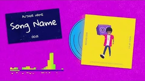 Hip Hop Audio Visualizer After Effects Templates