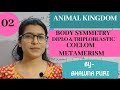 ANIMAL KINGDOM|| SYMMETRY||COELOM||METAMERISM||NOTOCHORD|| CH-4|| CLASS-11TH|| BIOLOGY