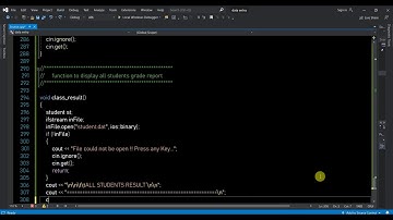 School management System project in C++ using strings| FAST NU CFD | Visual Studio