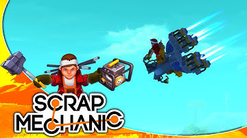Scrap Mechanic ~ Ep 1 ~ Building a Rocket Ship!