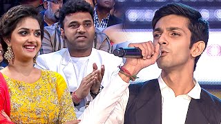 Keerthy Suresh and Devi Sri Prasad enjoyed Sathish's hilarious banter targeting Anirudh Ravichander