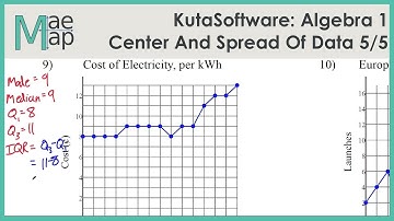 KutaSoftware: Algebra 1- Center And Spread Of Data Part 5