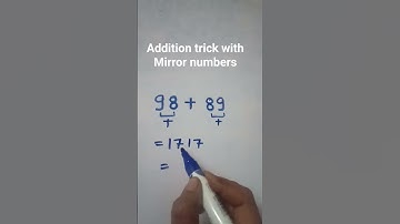 Addition trick with Mirror numbers l #shorts #shortsfeed #viral #learningmaths