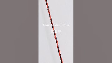 How to Tie a Four-Strand Braid | 四股辫 Knot Tutorial for Crafts & Macrame