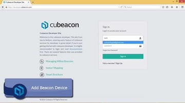 Add iBeacon Device to BackEnd as a Service