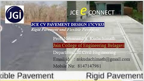 JCE Pavement Design 17CV833 Module 1.4