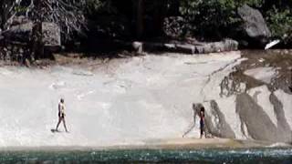 Irene walking to Silver Apron Yosemite 7-09