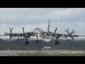 ТУ-95МС TU-95MS Запуск и взлет. Кубинка Форум"Армия-2019"