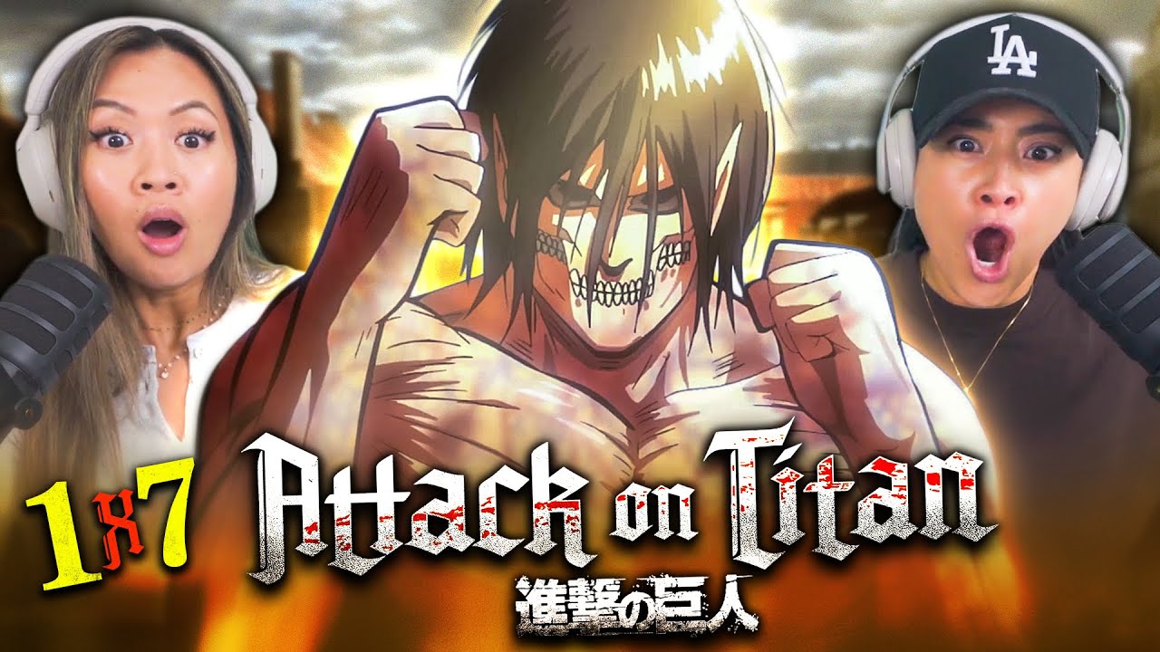 СРАЖЕНИЕ С ТИТАНАМИ?! 🫨 Атака титанов, 1 сезон, 7 серия | Реакция и обзор